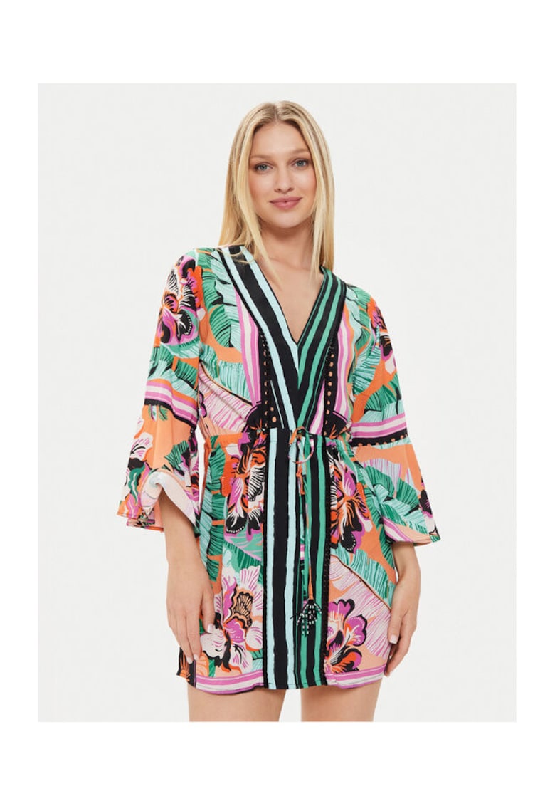 Rochie dama -  304019715 - Viscoza - Multicolor - Multicolor