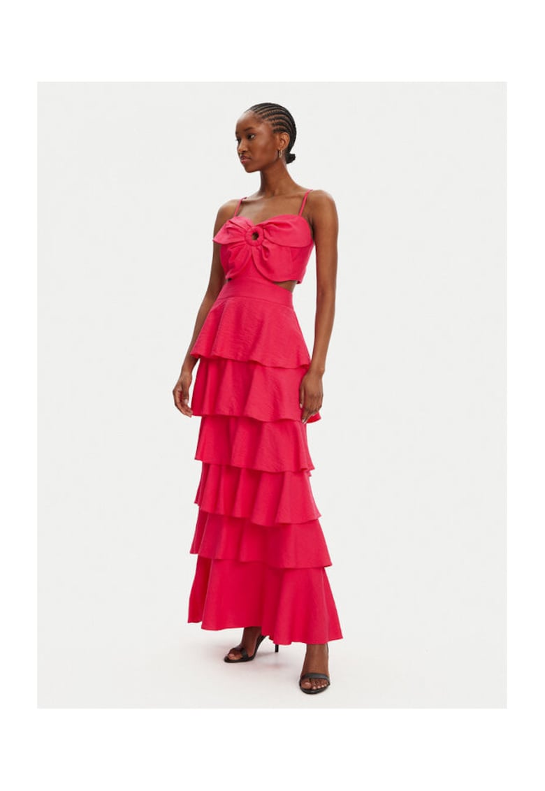 Rochie dama  53-3365 - Rayon/Nylon - Roz - Roz