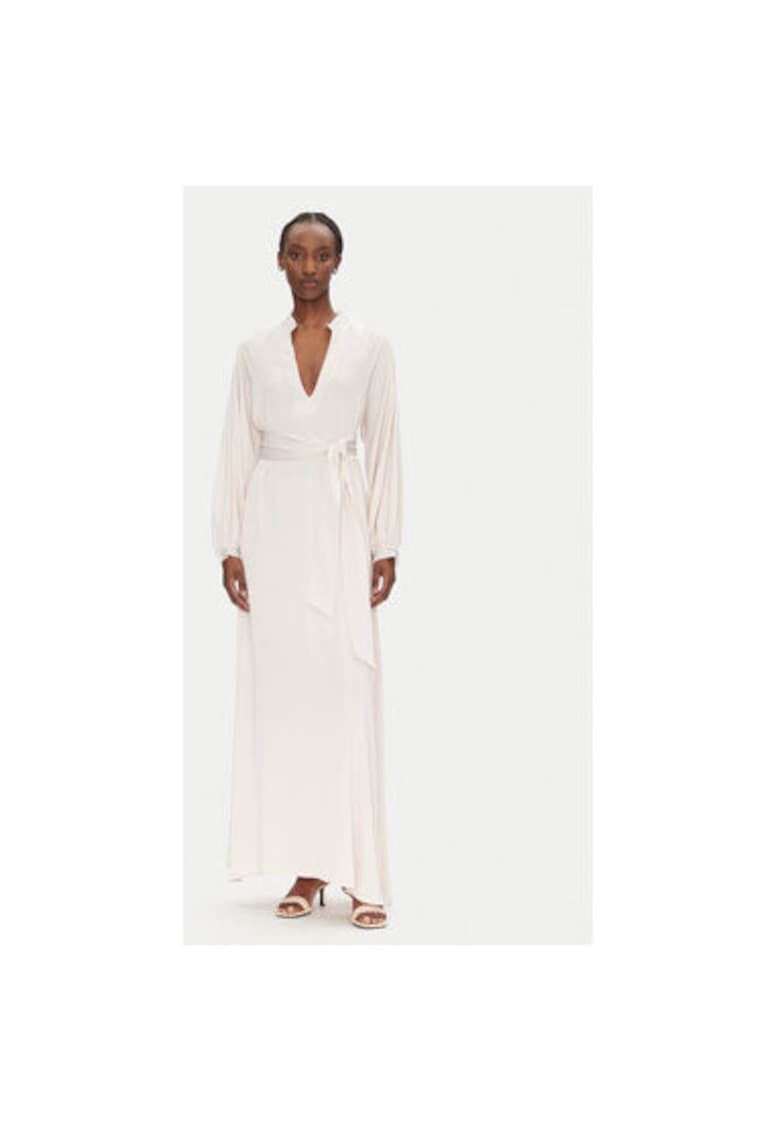 Rochie dama  53-3340 - Poliester reciclat/Poliester - Bej - Bej