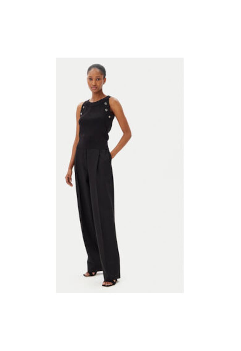 Pulover dama  ACMA001879 - Viscoza/Nylon - Negru - Negru