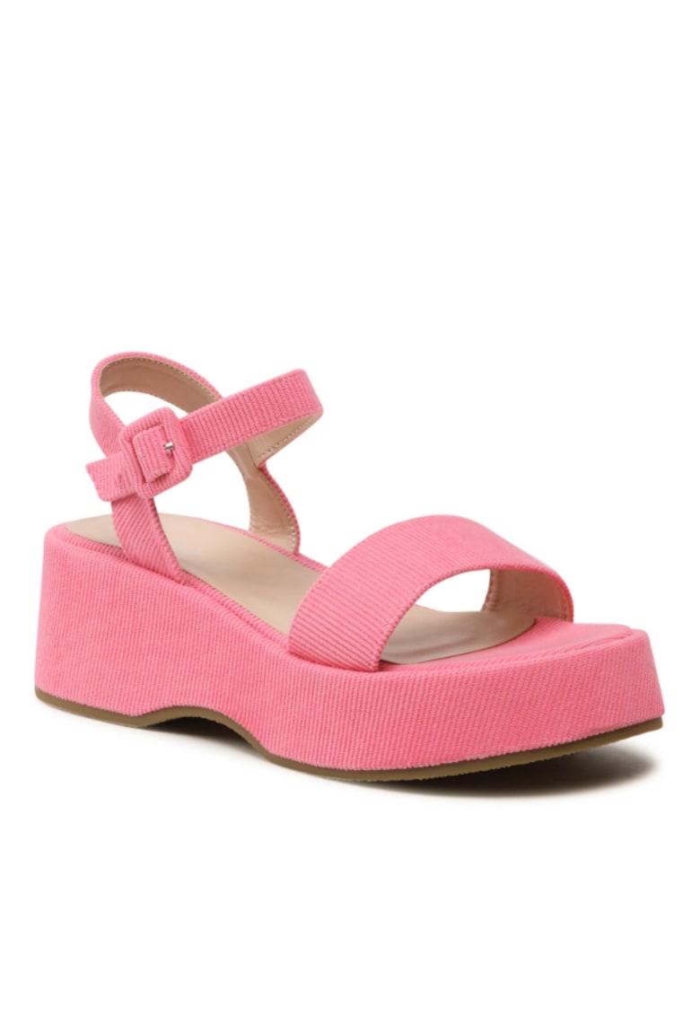 Sandale dama -  302867059 - Roz - Textil - Roz