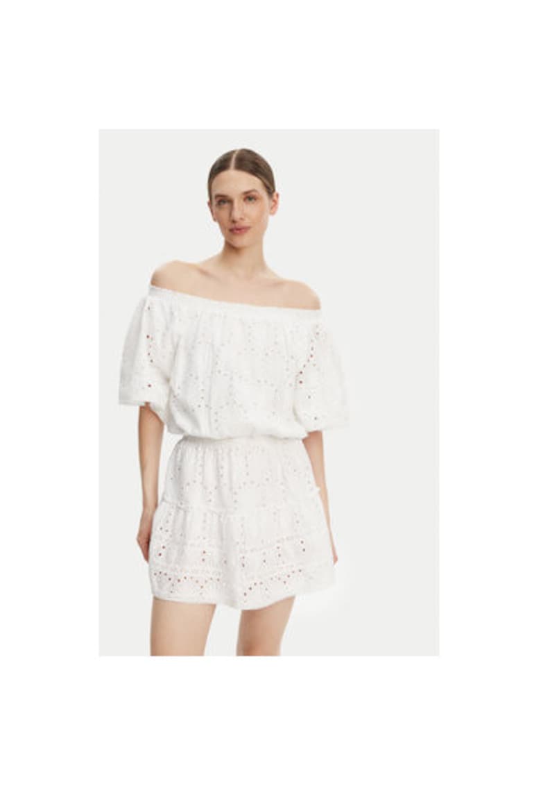 Rochie de vara dama  MICHA - Bumbac - Alb - Alb