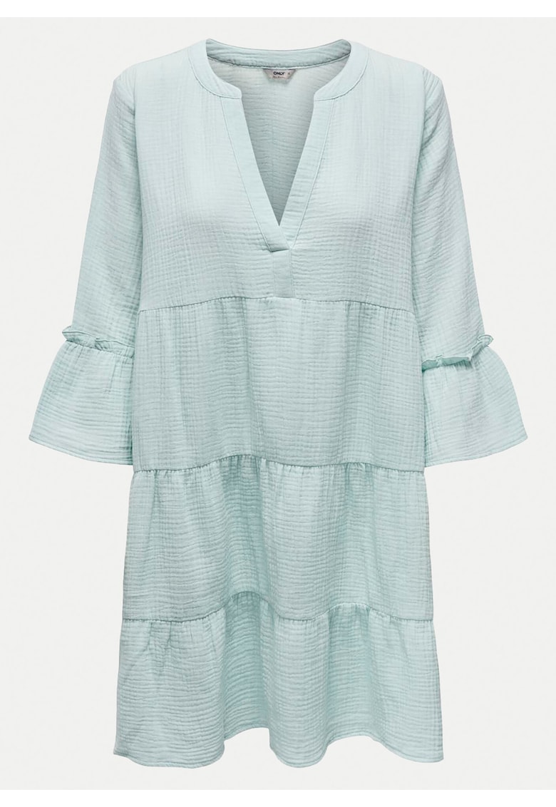 Rochie de vara dama  15267999 - Bumbac organic - Verde - Verde