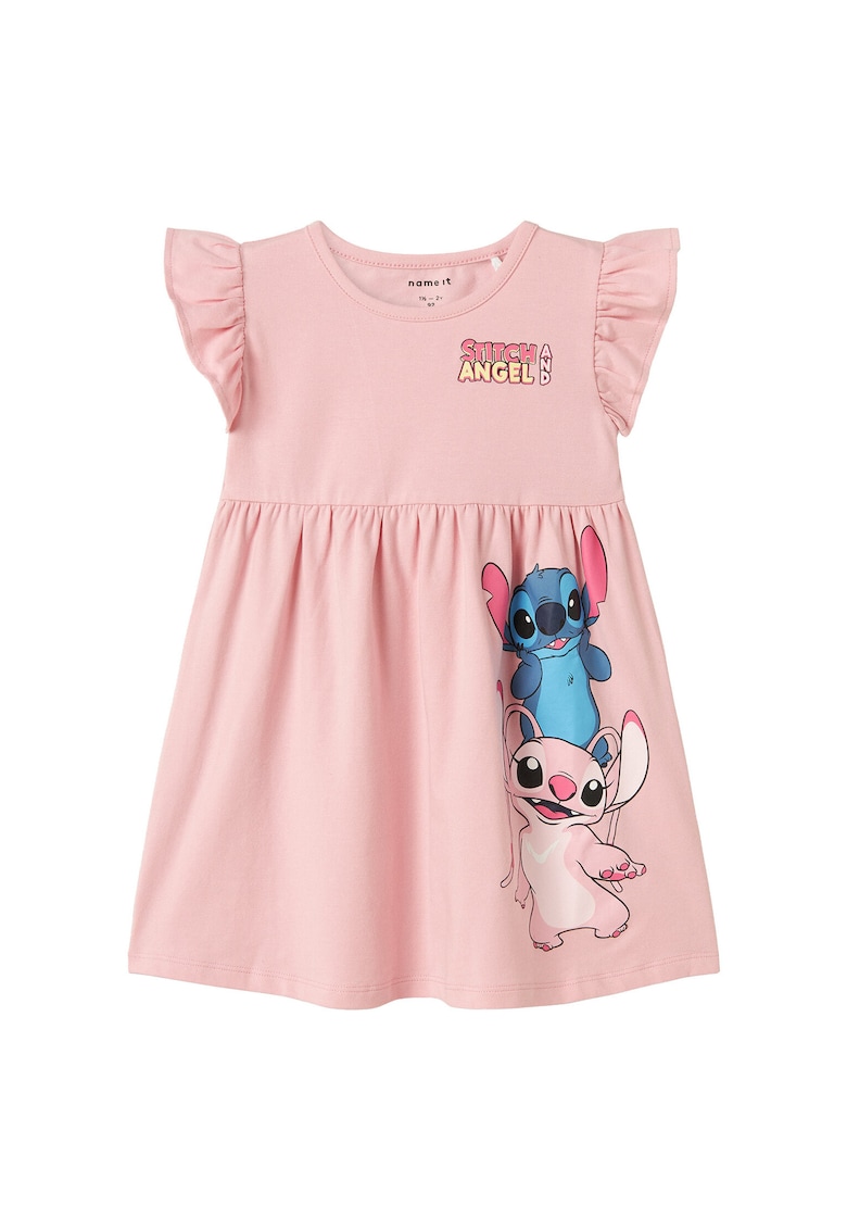 Rochie fete  13242968 - Bumbac/Elastan - Roz - Roz
