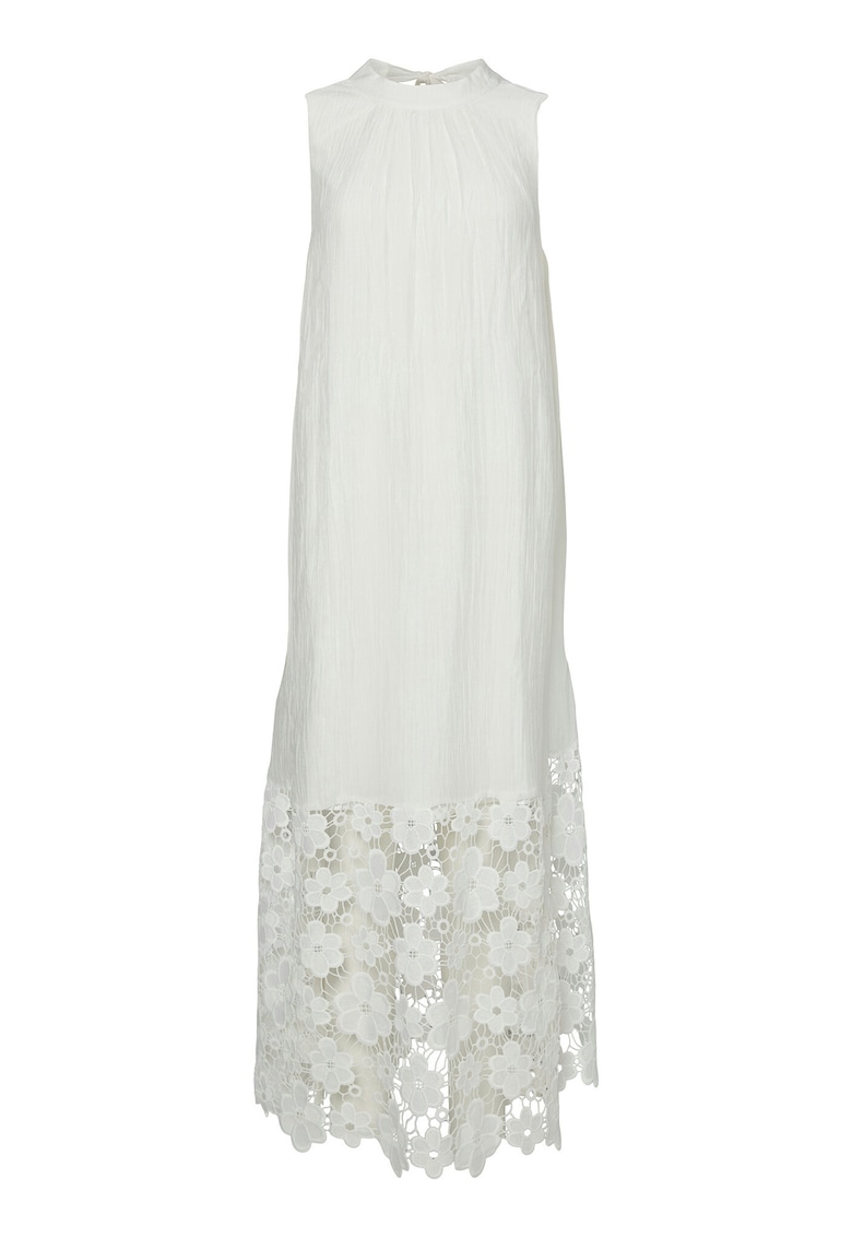 Rochie de vara dama  26037703 - Lyocell/Poliamida - Alb - Alb