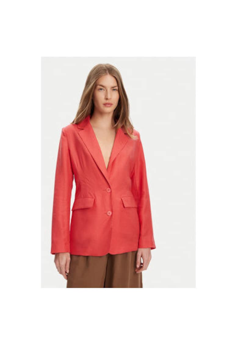 Sacou dama  25BVDW036 - Lyocell/In - Rosu - Rosu