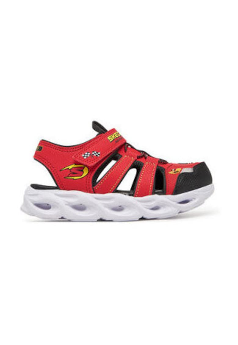 Sandale baieti - 400613L -  Piele ecologica - Rosu - Rosu