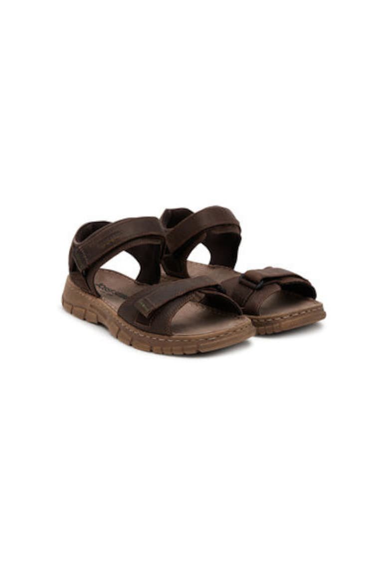 Sandale barbati  16801 - Piele naturala - Maro - Maro
