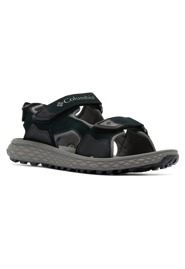 Sandale barbati  2121571 - Piele naturala - Negru - Negru