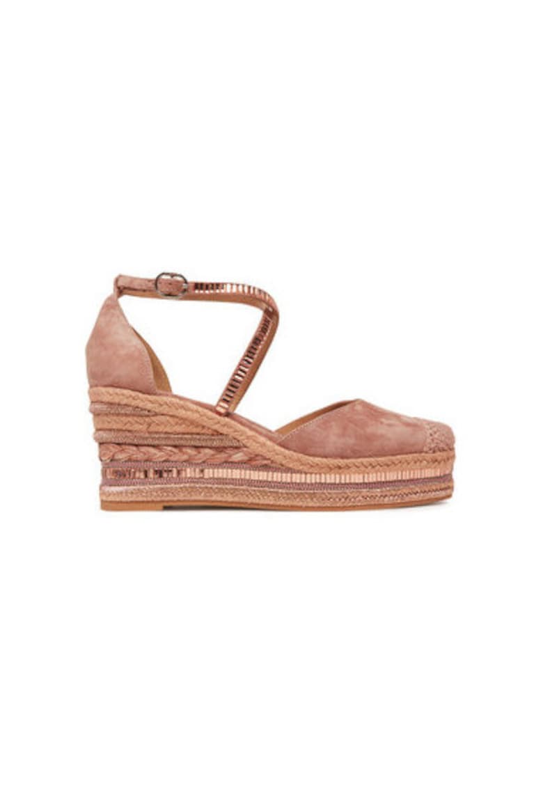 Sandale dama  V251061 - Piele naturala - Roz - Roz