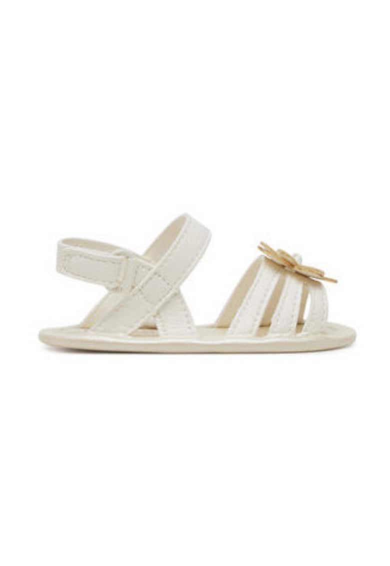 Sandale fete - 9904 -  Piele ecologica - Ecru - Ecru