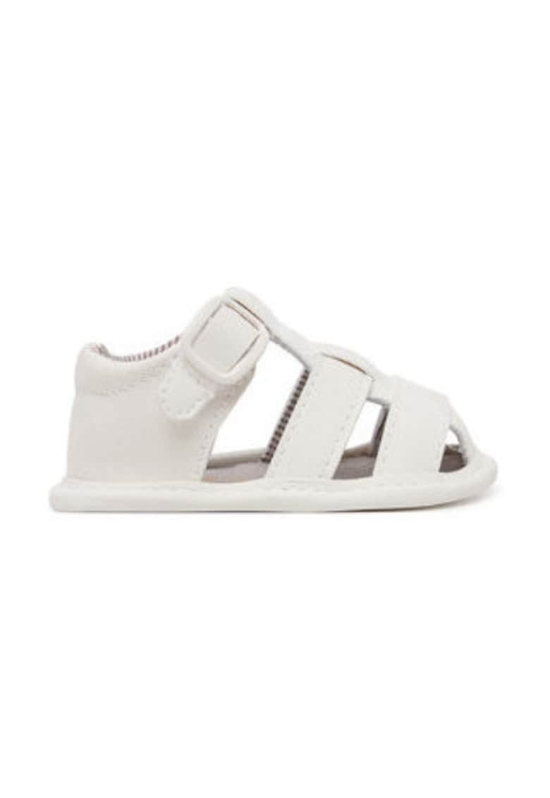 Sandale fete - 9897 -  Piele ecologica - Bej - Bej