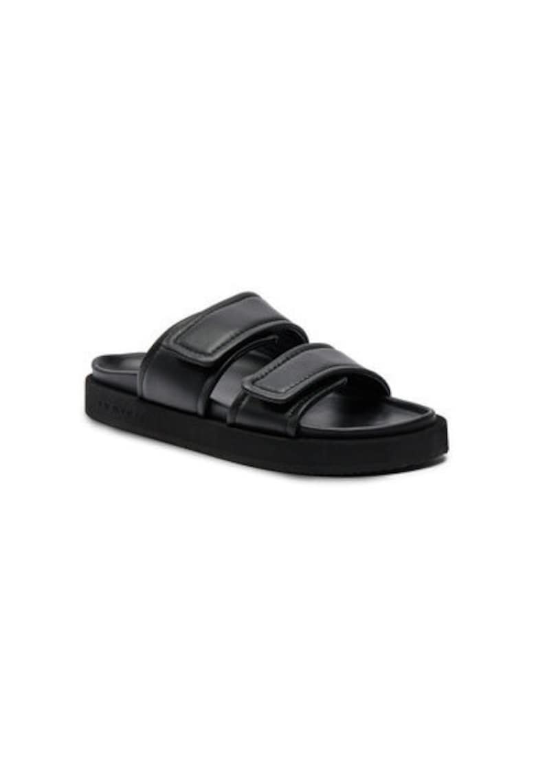 Slapi barbati  50102-477 - Piele naturala - Negru - Negru