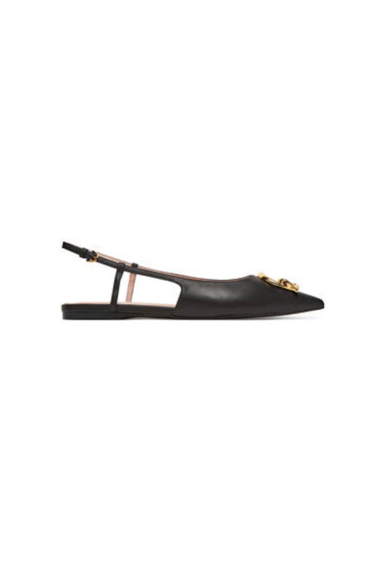 Sandale unisex  SB3 21 02 01 001 - Piele naturala - Negru - Negru