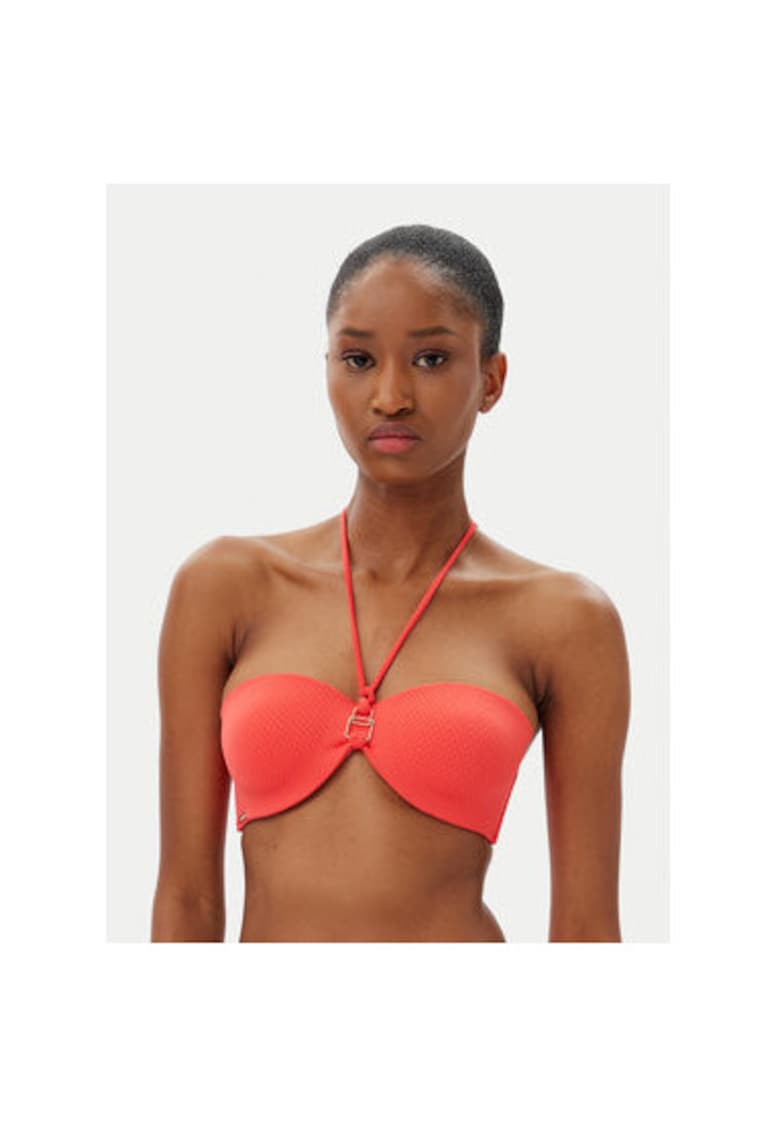 Sutien bikini dama  BL416 - Sintetic - Corai - Rosu deschis
