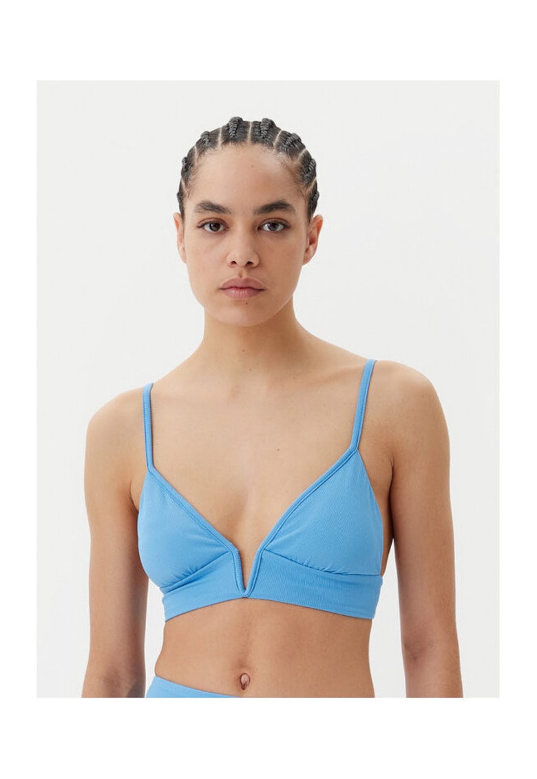 Sutien de baie dama  PT3189SLG003 - Poliester reciclat - Albastru - Albastru