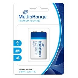 MediaRange Premium Alkaline battery E-block/6LR6/9V