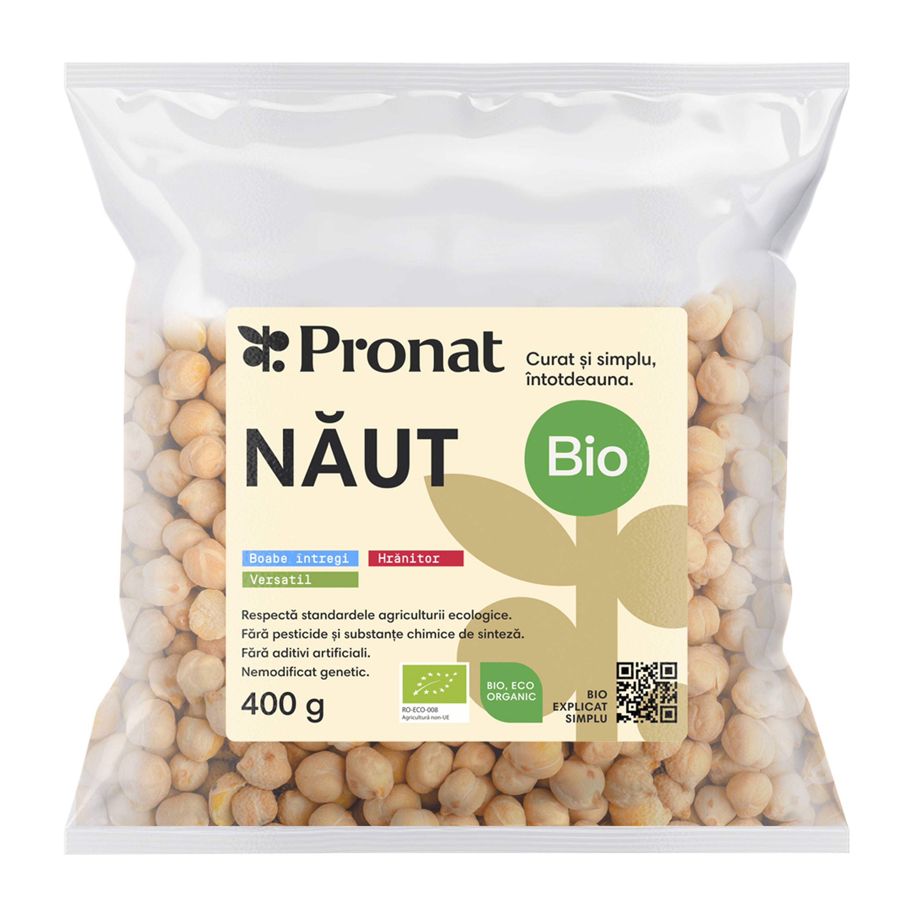 Naut bio, 400g Pronat