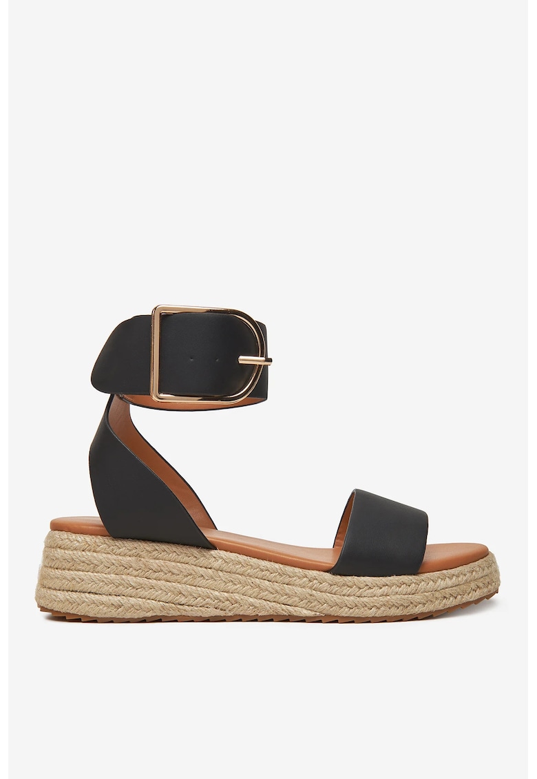 Sandale  Sintetic - Negru - Negru