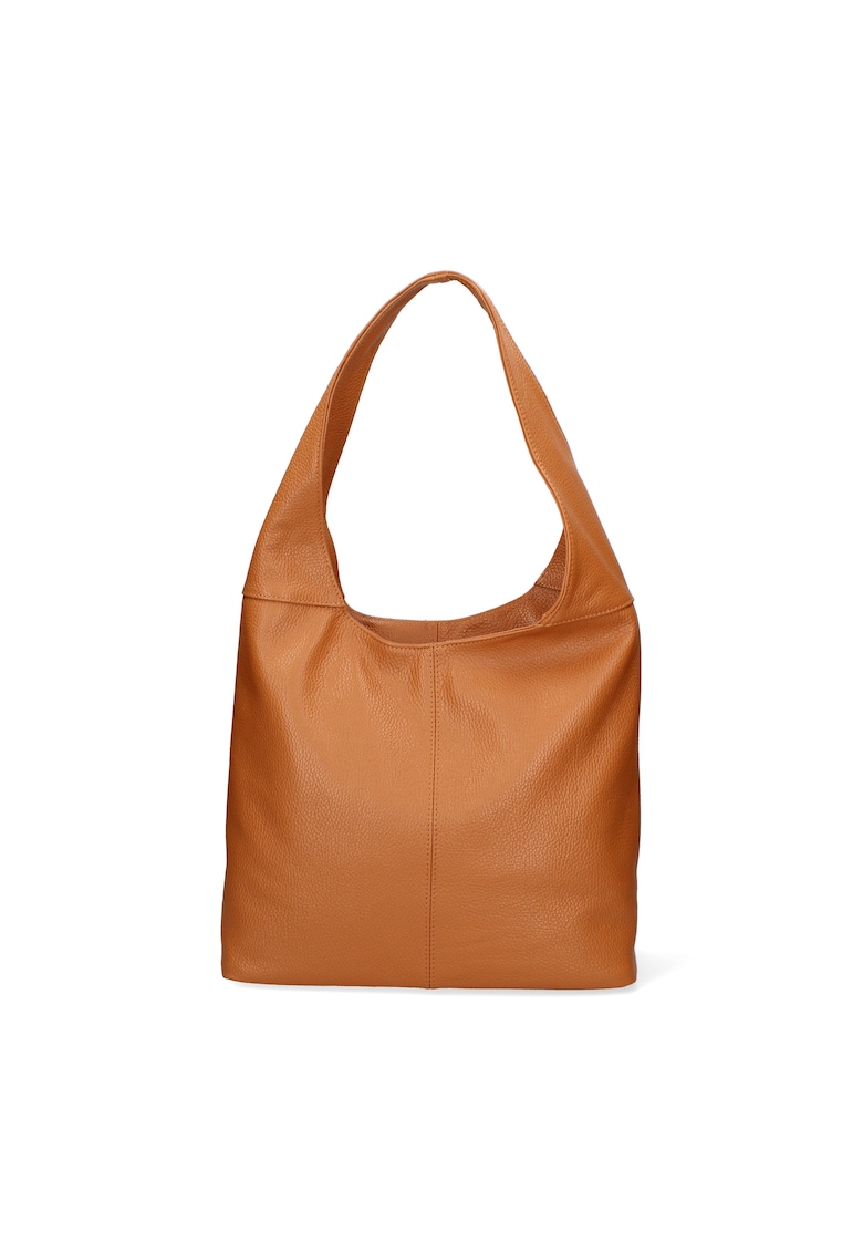 Geanta hobo de piele - Caramel