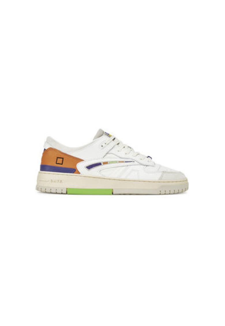 Oferte la Pantofi sport barbati - M421-T8-CO - D A T E - Piele naturala - Alb - Alb