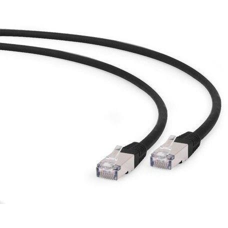 Cablu FTP Patchcord Cat 6A LSZH 1m Negru