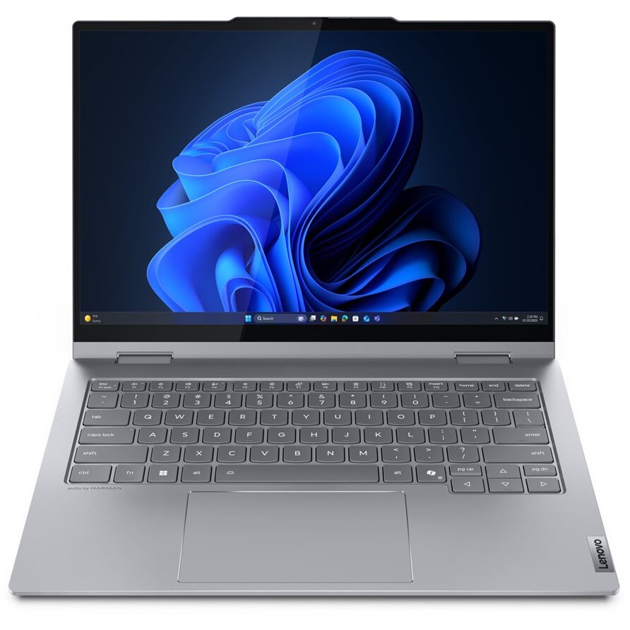 Laptop ThinkBook 14 2-in-1 G5 IAU Intel Core Ultra 7 255U Hybrid 2-in-1 35.6cm 14Inch Touchscreen WUXGA 16 GB DDR5-SDRAM 512 GB SSD Wi-Fi 6E 802.11ax Windows 11 Pro Swiss Grey