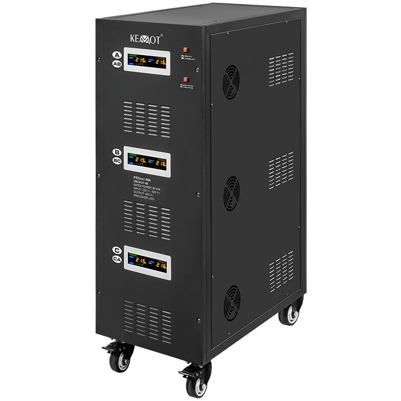 Stabilizator de Tensiune 80KVA LCD Black