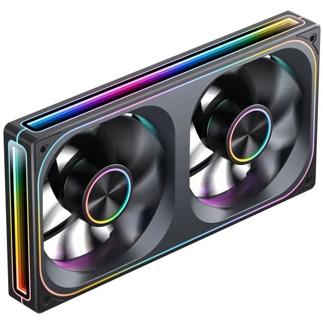 Ventilator ZA-240 Reverse Blade PWM ARGB  240mm Negru