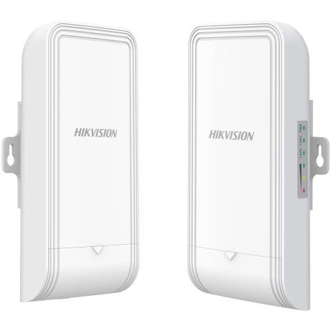 Kit Wireless Bridge Hikvision DS-3WF1000-EI-2N/P 2.4Ghz 300Mbps 1KM, 2x2 antena MIMO, PoE, IP55