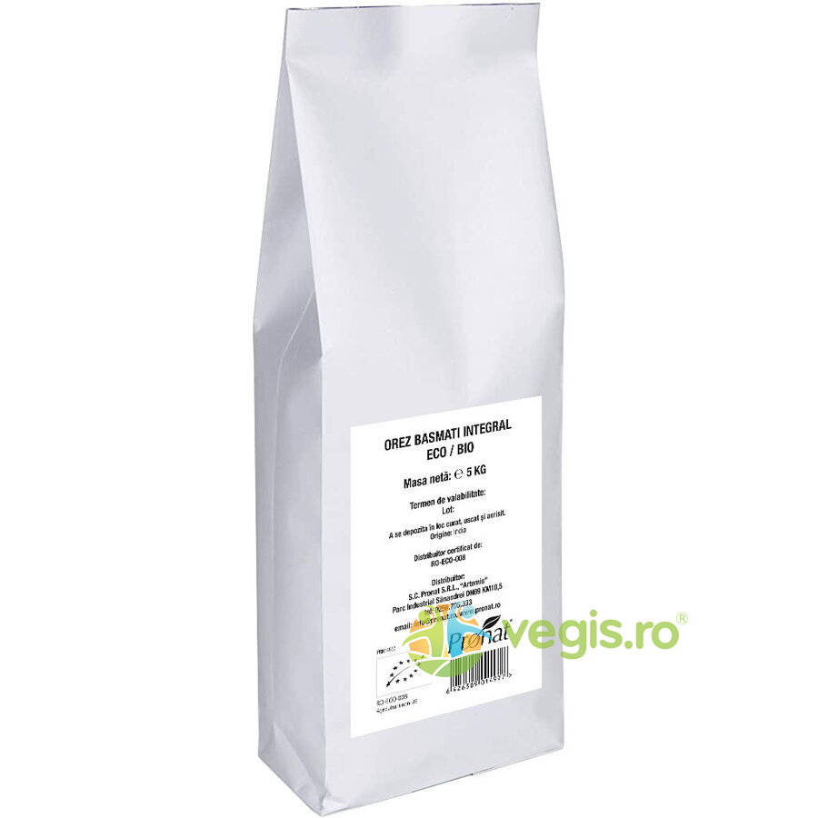Orez Integral Basmati Ecologic/Bio 5kg