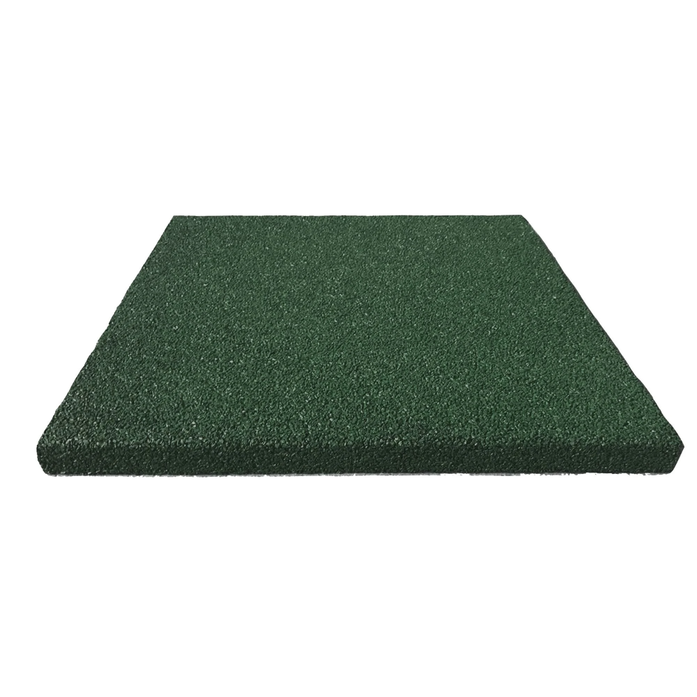 Dala cauciuc, verde, 50 x 50 x 2 cm