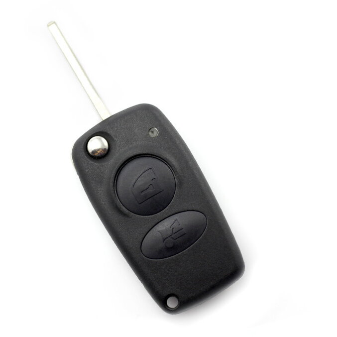 Carcasa pentru Cheie Alfa Romeo Tip Briceag cu 2 Butoane Negru