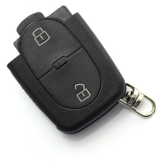 Carcasa pentru Cheie Audi cu 2 Butoane Negru