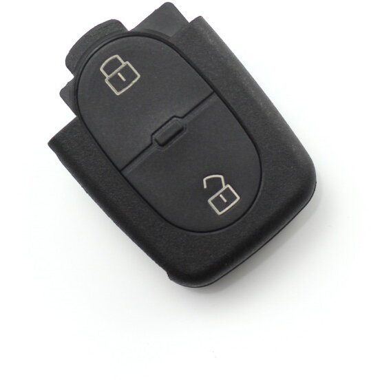 Carcasa pentru Cheie Audi cu 2 Butoane  Baterie 2032 Negru