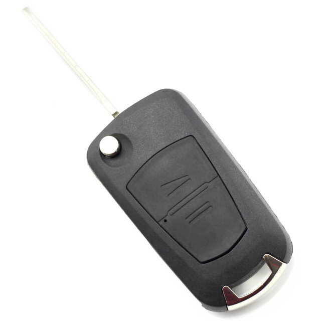 Carcasa pentru Cheie Opel Tip Briceag cu 2 Butoane Lama pe Dreapta Negru