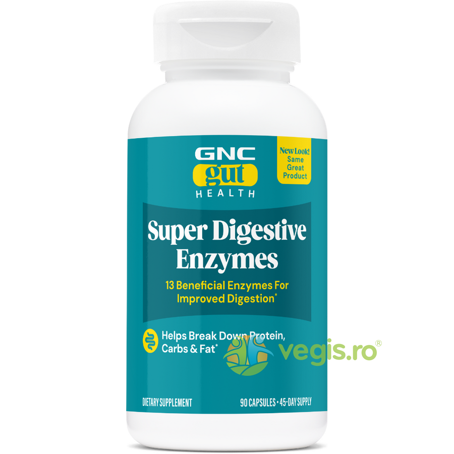 Formula Premium de Enzime Digestive pentru Sustinerea Digestiei si Absorbtia Nutrientilor 100cps