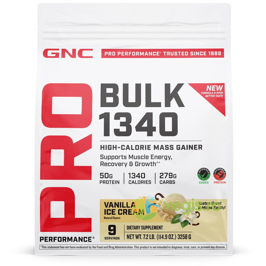 Formula Proteica pentru Cresterea in Greutate cu Aroma de Vanilie Testata Antidoping 3258g