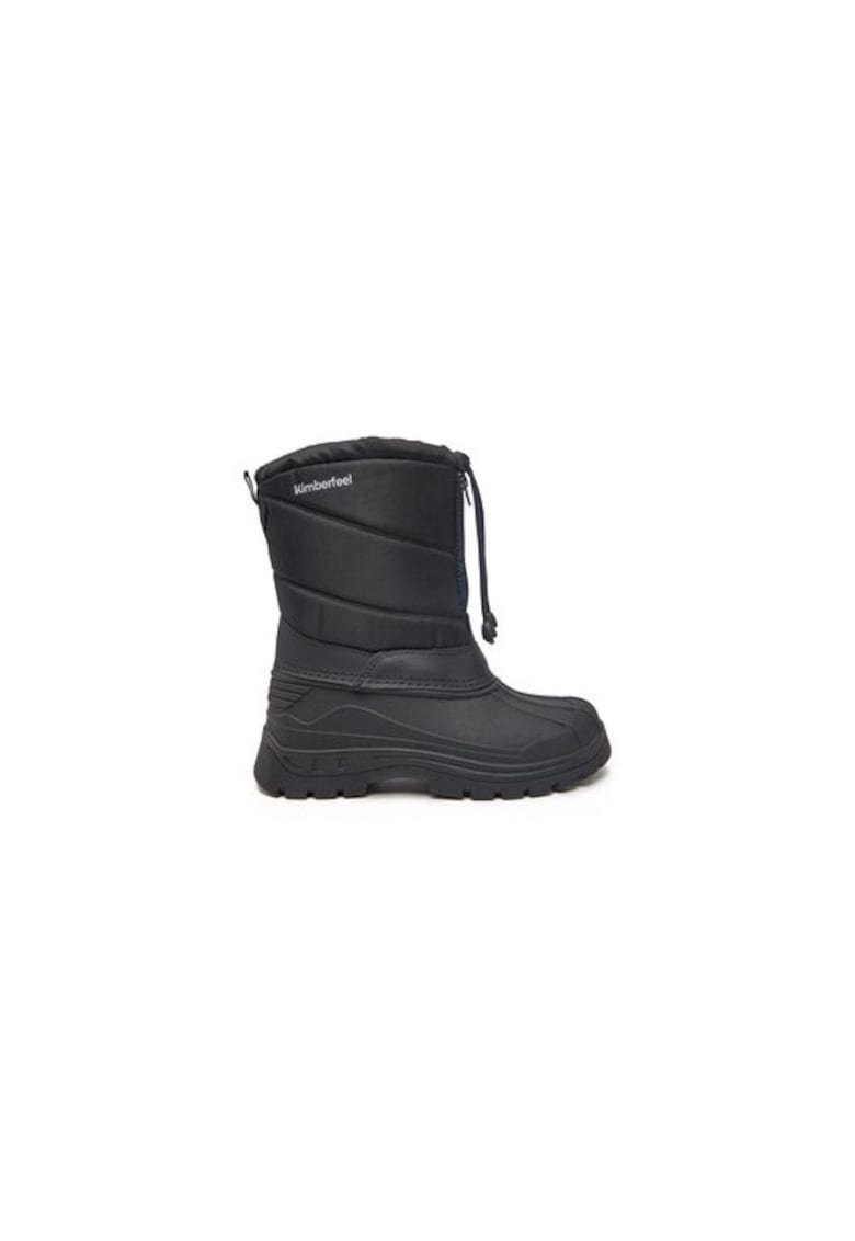 Ghete dama  304342783 - Piele ecologica - Negru - Negru