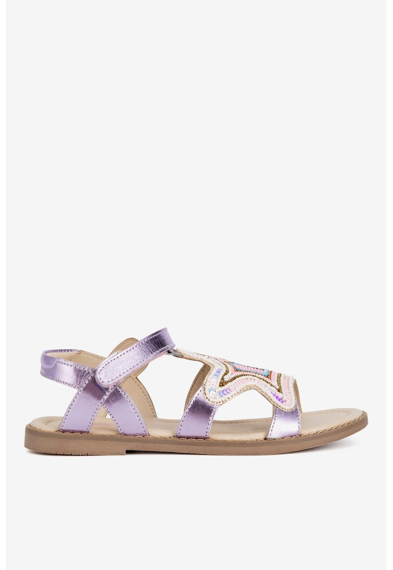Sandale dama 7540-6A -  Piele naturala - Violet -