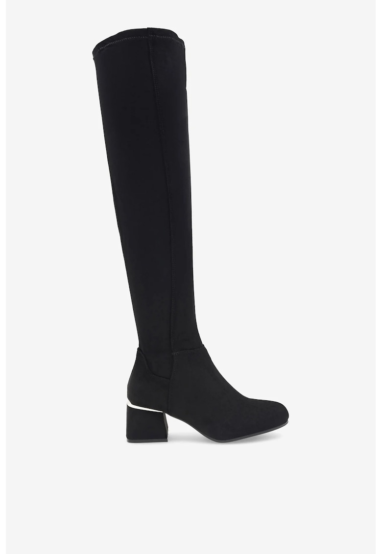 Cizme dama  5905588707493 - Textil - Negru - Negru