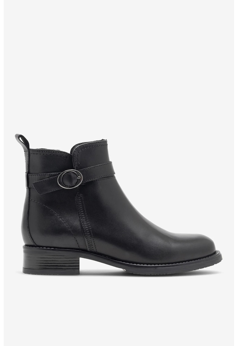 Ghete dama  5905588050902 - Piele naturala - Negru - Negru