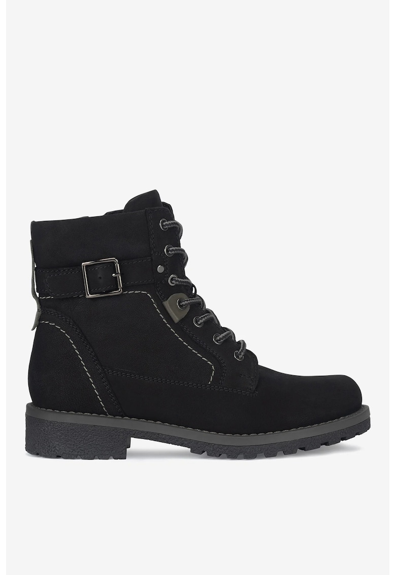 Ghete dama  5905588880707 - Piele naturala - Negru - Negru