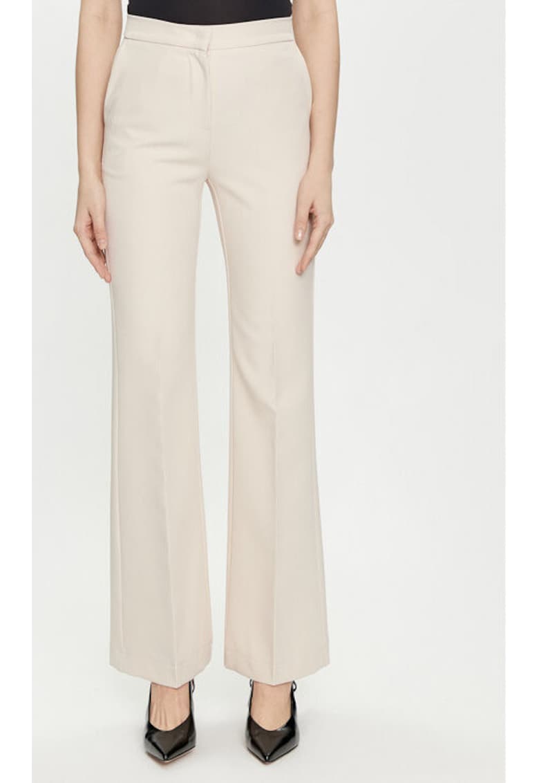 Pantaloni dama -  304139437 - Poliester - S INTL - Bej