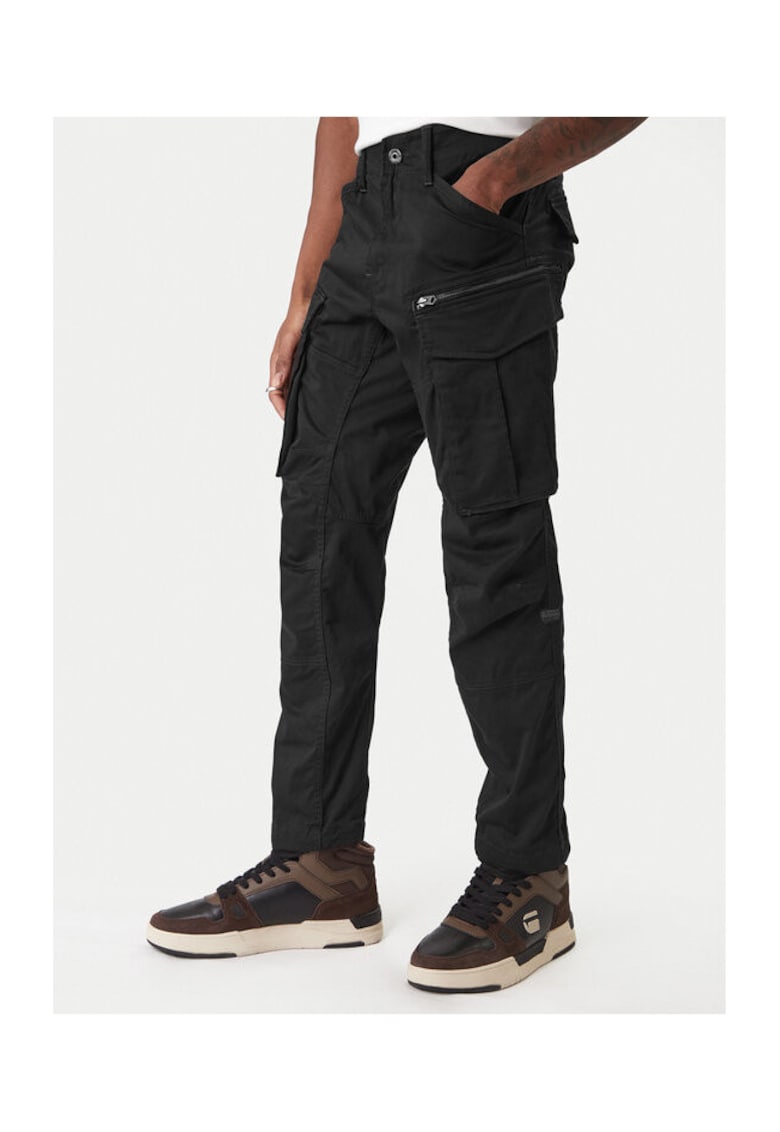 Pantaloni Barbati - G Star Raw - 303217679 - Bumbac - Elastan - W35-L34 US - Negru