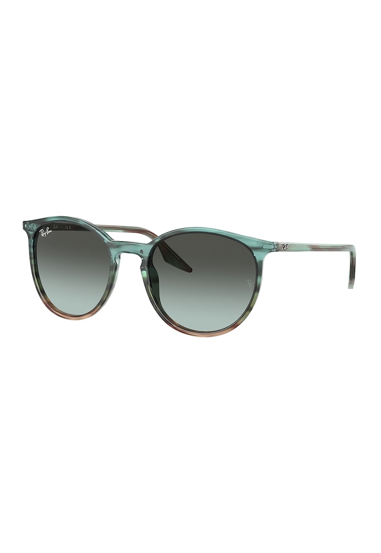 Ochelari de soare pantos unisex cu lentile cu aspect in degrade - Maro/Verde persan