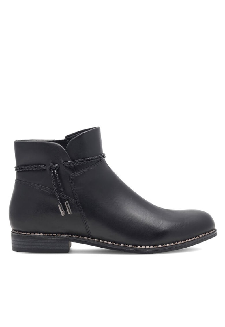 Botine dama -  590558816962838 - Piele naturala - Negru