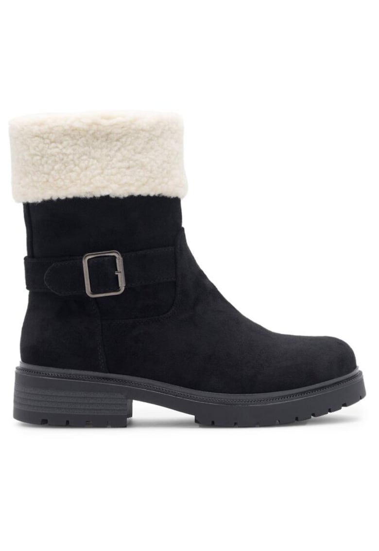 Botine dama -  590558807792336 - Piele ecologica - Negru
