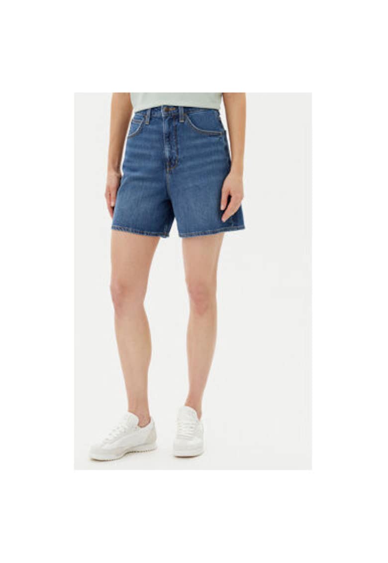 Oferte la Pantaloni scurti din denim dama  112364098 - Bumbac - Bleumarin - Bleumarin