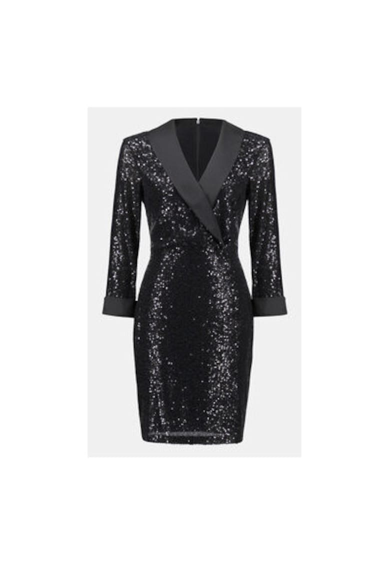 Rochie dama -  303594527 - Poliester - Negru - Negru